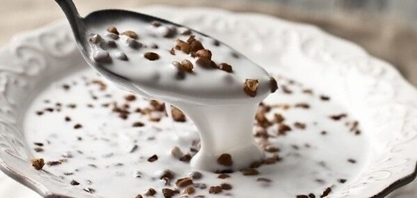 Dieta de trigo sarraceno con kefir