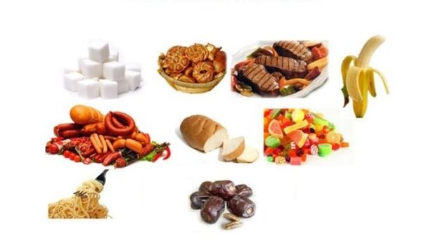 alimentos prohibidos nunha dieta
